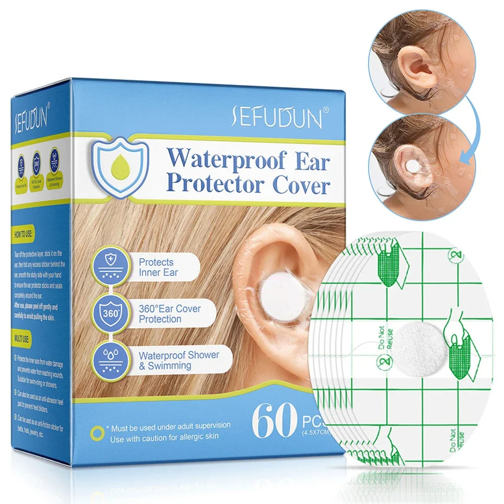 Aquatic Sports Cap - 60/120pcs Plastic Waterproof Ear Protector For