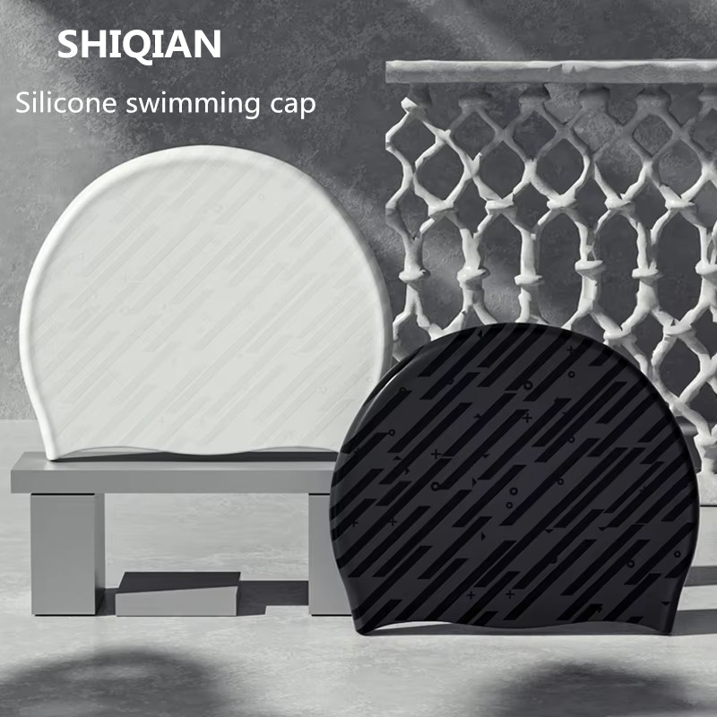 Aquatic Sports Cap - SHIQIAN Summer and winter silicone swimming