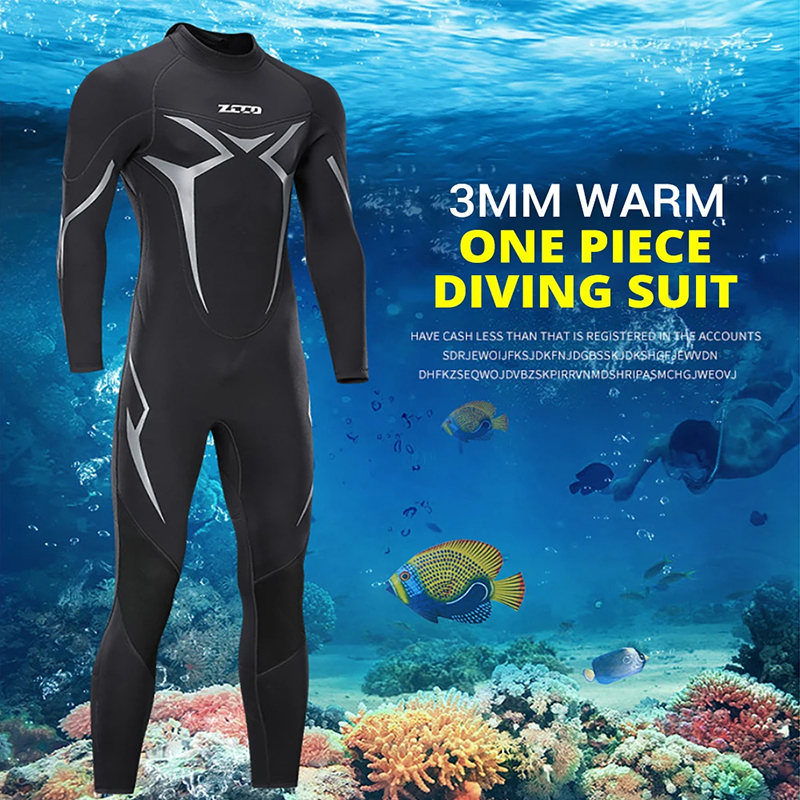 Neoprene Wetsuit 3mm Mens Long - огляд і ціна Wetsuit 3Mm Neoprene