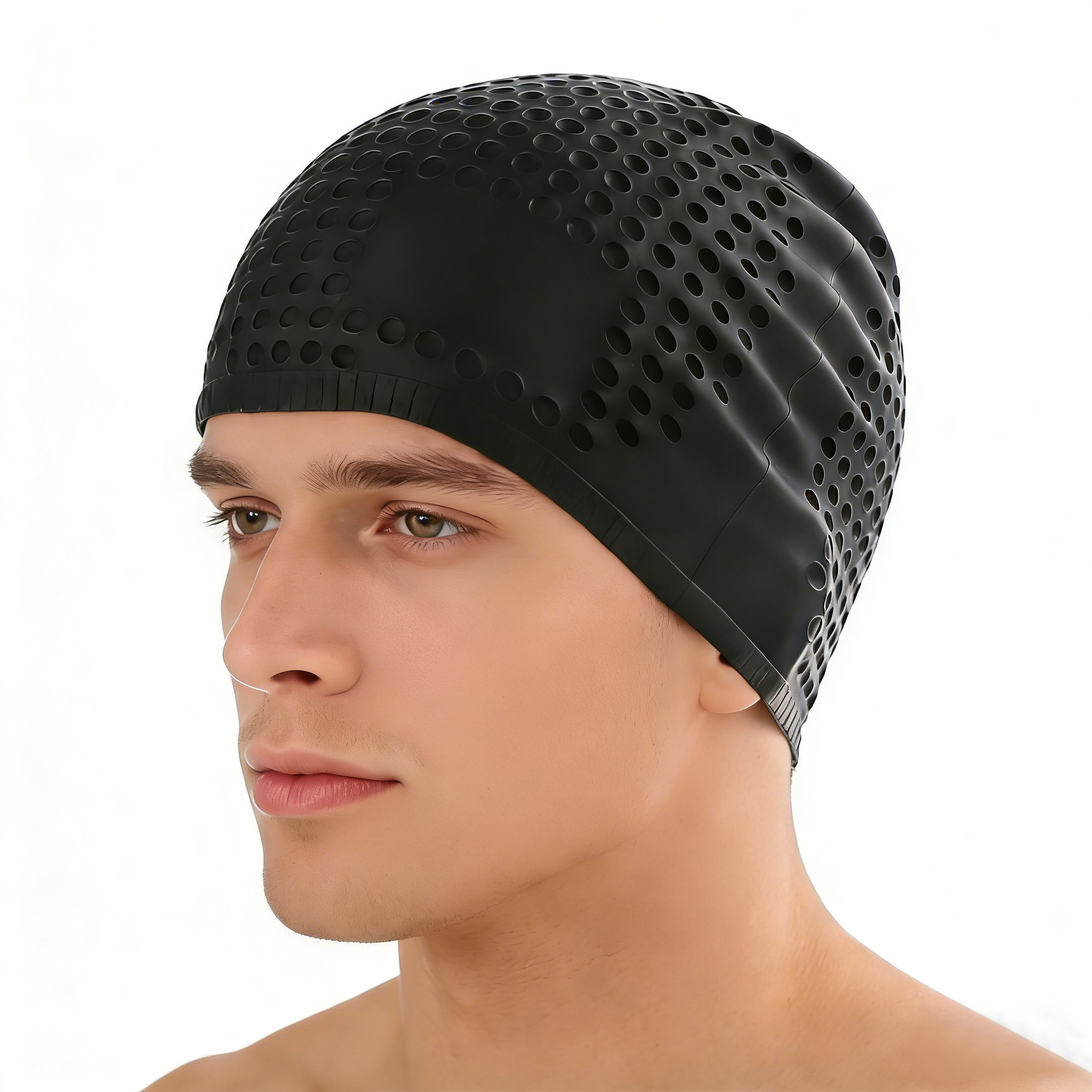 Silicone Swimming Cap Large Ba - огляд і ціна Aquatic Sports Cap